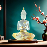 Autentne Tai istuv Buddha kuju K&auml;sit&ouml;&ouml;na valmistatud Meditatsiooniasendis Skulptuur Kodu Templi jaoks Rahulik &Otilde;nnistus Dekoratsioon Vaimne Kingitus