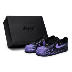 Nike Air Force 1 Skateboard Shoes Unisex Low top Purple CW2288-001(Team80-S-BOX) 42.5 black