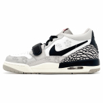 Jordan Legacy 312 Cushioning Abrasion Resistant Cushioning, Wear Resistant Low top Vintage Basketball Shoes GS CD9054-101(Team414-) 36.5