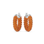 Swarovski Tiiger Suur Ring Dekoratiivne Kristall Roodiumiga Pinnatud K&otilde;rvar&otilde;ngad Naiste k&otilde;rvar&otilde;ngad Oranž 5610986 Box (Random Color)