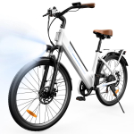 iScooter Ucitys Linna Commuting Elektrijalgratas Unisexile 350W Mootor 36V13Ah Aku 120 KG Kandev&otilde;ime 88KM S&otilde;iduulatus Linnas E-Ratas valge