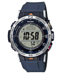 Casio Pro Trek Meeste Roostevabast Terasest 100M Veekindel Digitaalne Alarmi Kvarts-kell PRW-30AE-2 sinine