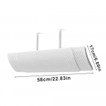 &Otilde;hujuhik Lae&otilde;huava Deflektor Konditsioneeri Suunaja Auto Kodukontorite Laekanalite Akna V&auml;lisruumi Magamistubade Perede jaoks valge