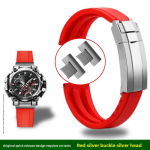 MTG-B3000 Kummirihm Casio G-SHOCK 5762 MTG-B3000B jaoks Muudetud Kiirvabastusega ots Veekindel Silikoonist K&auml;epael meeste K&auml;ev&otilde;ru MTG-B3000