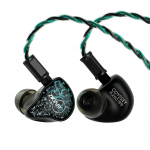 Linsoul ZiiGaat Hangout Odyssey 2 1DD 3BA H&uuml;briid HiFi Juhtmega Neutraalne Alumiiniumist Kest OFC Stuudiomuusikutele ja Helitehnikutele &times; Audio K&otilde;rvaklapp must