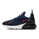 Nike Air Max 270 amortisatsiooniga, kulumiskindlad madalad laste jooksujalatsid Sinised Unisex 943345-410 36