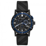 Burberry BU9806 The City Must Kroomograaf Meeste K&auml;ekell 42mm sinine