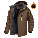 Talvine paksuv fliisjakk Meeste veekindel Matkamine Suusatamise Jakid V&auml;litingimustes M&auml;gi Matkamine Tuulejakk Parka Meessoost 7XL black