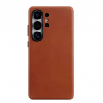 Melkco Ehtne Nahast &Uuml;mbris Samsung Galaxy S26 Ultra S25 Plus S26+ jaoks &Otilde;livaha Veisenahk Objektiivi Kaitsega Magnetlaetav Kate Galaxy S25 Ultra kohv