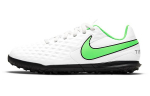 Nike Tiempo Legend 8 Club TF Libisemisvastased Kulumiskindlad Madalad Laste Jalgpallijalatsid Valge Roheline Laste AT5883-030 27