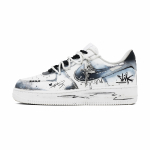 Nike Air Force 1 Tumeh&otilde;bedased Libisemisvastased, Kulumiskindlad, Hingavad Madalad Rula Kingad Unisex Must Valge CW2288-111(Team2017-) 38