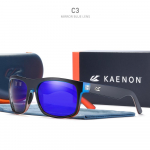 Uued KAENON Br&auml;ndi Polariseeritud P&auml;ikeseprillid BURNET XL Vabaaja Ruudukujulised P&auml;ikeseprillid TR90 Raam 1.1mm Klaas Moodsad Naiste Toonid UV400 Only Sunglasses