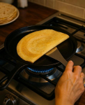 TreegoArt Roostevabast terasest pika k&auml;epidemega spaatel Palta Roti Palta Dosa valmistaja t&ouml;&ouml;riist Keerajad k&ouml;&ouml;gikasutuseks - 2 tk pakis h&otilde;be