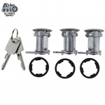 3 ukseluku silindri komplekt v&otilde;tmetega 8122874K3 Jeep Wrangler YJ jaoks