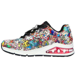 Skechers Tokidoki X Uno 2 Mugavad Mitmek&uuml;lgsed Madalad Vabaajajalatsid Naiste tossud Must Mitmev&auml;rviline 155226-MLT 35