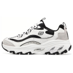 Skechers Arch Fit DLites Kangast Moodsad Vabaaja Mugavad Mitmek&uuml;lgsed Madalad Isa Kingad Naiste tossud Must Valge 149805-WBK 35