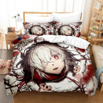 3D-prinditud anime suveaeg renderdus Ushio voodipesukomplekt poistele t&uuml;drukutele kaksik queen-suurus tekikate padjap&uuml;&uuml;r voodi lapsed t&auml;iskasvanu EU single(135x200cm)