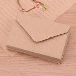 40tk 22x11cm t&uuml;hjad minipaberist akna&uuml;mbrikud Klassikaline valge must kraft pulmakutse &uuml;mbrik kingitus &uuml;mbrik tumekollane v&auml;rv