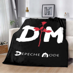 Depeche Mode Rock Roll Muusika Pehme Flanellist Tekk, Kerge Soe Diivanilauale Voodile 80cm x 120cm