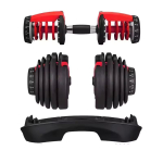 Reguleeritav hantel 24/40KG 52.5/90LBS Fitnessivarustus Treening K&auml;elihased Hantlite KOMPLEKT Reguleeritav Kodu Treening