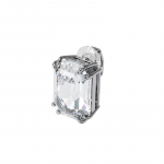 Swarovski Mesmera kaheksakantse l&otilde;ikega kristallist klips-k&otilde;rvar&otilde;ngas 925 h&otilde;bedast naistele valge 5600860 h&otilde;be