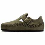 Kith x Birkenstock London Punutud Oliiviroheline Unisex Tossud Roheline 1029976 43