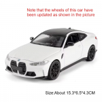 1:32 M4 Coupe 320i Mudel M&auml;nguauto Sulamist Kere Kummist Rehvid Uksed Avanevad T&otilde;mba Tagasi Simulatsioonim&auml;nguasjad Mudelid Kingitused Lastele