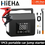 HIEHA 2026 4000A Auto k&auml;ivitusabi, 15000mAh Power Bank, 150PSI kaasaskantav rehvipump &Otilde;hukompressor Power Bank LED-valgustiga 1PCS jump starter