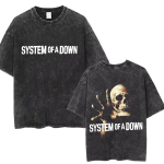 Pestud Vintage System of A Down Toxicity Albumi Graafilised T-s&auml;rgid Meestele Naistele Rock Alternatiivne Metall T-s&auml;rgid &Uuml;lem&otilde;&otilde;dulised T-s&auml;rgid L mitmev&auml;rviline