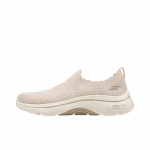Skechers GO Walk Arch Fit 2.0 Mugav pehmendus Madala s&auml;&auml;rega Vabaajajalatsid Naiste Beež Roosa 125329-NAT 36