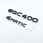 Mattmust pagasiruumi t&auml;hed EQC400 4MATIC embleemid Mercedes Benz EQC elektriauto maasturile AWD N293 logoga tarvikud ZU9 EQC400 4MATIC matt must v&auml;rv