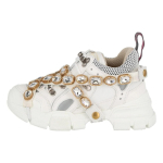 Gucci Wmns Flashtrek 'Crystals - White' Naiste 541445 GGZ50 9081 34 white