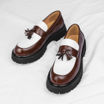 Tupsudega Loaferid Meestele Platvormk&otilde;rgendusega Jalan&otilde;ud Ametlikud &Auml;rikasulikud Nahast Jalan&otilde;ud Slip-On Mugavad Moodsad Tennised 46 black