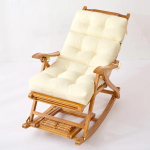 Veekindel v&auml;listingimustes aiatooli istmepadi seljatoega kokkupandava tooli padi terrassile kiiktoolile hubane istmepadi t&auml;iskasvanutele 112x55cm beige