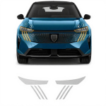 PEUGEOT 3008 2024 2025 jaoks Auto V&auml;lispind Kile TPU Esitulede Tahavaatepeegli B C-piilarite Kaitsekile Kriimustusvastane Suitsutatud Kleebis clear headlight black