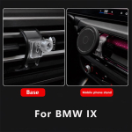 BMW 2 3 4 5 7 8 seeria IX X3X5X6X7 G20 G60 G70 G45 G05 G06 G07 G30 F44 2018-2026 jaoks Autole paigaldatav magnetiline telefoni hoidja A ix black