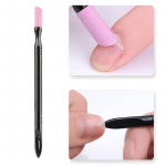 Manik&uuml;&uuml;r Kvartsist lihvimispulgad Nail Art Cuticle Pusher Remover Pedik&uuml;&uuml;r