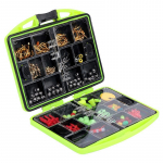 Kaljup&uuml;&uuml;gi tarvikud Kast P&ouml;&ouml;rlevad Jig Konks Ujuv helmed Klamber Plii Karpkala p&uuml;&uuml;k