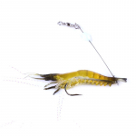 HENGJIA kunstlikud pehme s&ouml;&ouml;daga PVC plastist kreveti landid helendava helmes&ouml;&ouml;daga p&uuml;&uuml;gitarvetega valge