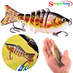 1 tk kalap&uuml;&uuml;gipeibutis 3D Eyes Crankbait Swimbait kunsts&ouml;&ouml;t konksuga karpkala bassiga magevee kalap&uuml;&uuml;k Pack of 1 pruun