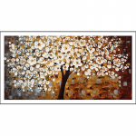 Uus DIY teemanttikandi ristpistekomplekt Life tree rhinestones mosaiik t&auml;isteemantmaal 90*50 cm