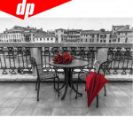 Ristpistes tikkimiskomplektid  Roosililled  Puuvillase niidiga maalimine Ise ise n&auml;put&ouml;&ouml; 20X30