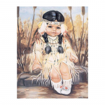 T&auml;is &uuml;mmargune teemant 5D isetehtud teemantmaal, v&auml;ikese t&uuml;druku tikand 30*40 cm