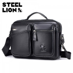 LAOSHIZI Brand Man Messenger Bag Ehtsast nahast Crossbody kott Mood meeste reisikott &Otilde;lakott