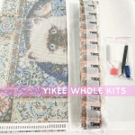 5D diy Teemantmaaling Kassid N&auml;gu &Uuml;mar Rhinestones Pildid Ristpistes Mosaiik Maja 20X30CM