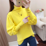 Pofulove naiste kaelusega Pullover kampsun Soe talvine lahtine Plus Size latern varrukatega kootud džemper M