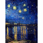 5D teemantmaal T&auml;hise &ouml;&ouml; ristpistes teemantpilt Teemanttikandid 20X30CM