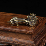 Retroornament Bull Vehicle Vehicle kujukesed Puhas vask Hiina Rahvap&auml;rane Feng Shui k&auml;sit&ouml;&ouml; Kodukaunistus