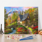 DIY v&auml;rvid numbrite j&auml;rgi &otilde;limaali komplekt L&otilde;uend DIY &otilde;limaal numbrite j&auml;rgi Seinakunsti kaunistused kodukinki kunstiks ja hobideks 40x50cm no frame