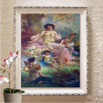 5D Teemantmaal Maastiku Ristpistes Teemanttikandid Mosaiik Art Rhinestones Kaunistus Kingitus Full Round 20X30CM